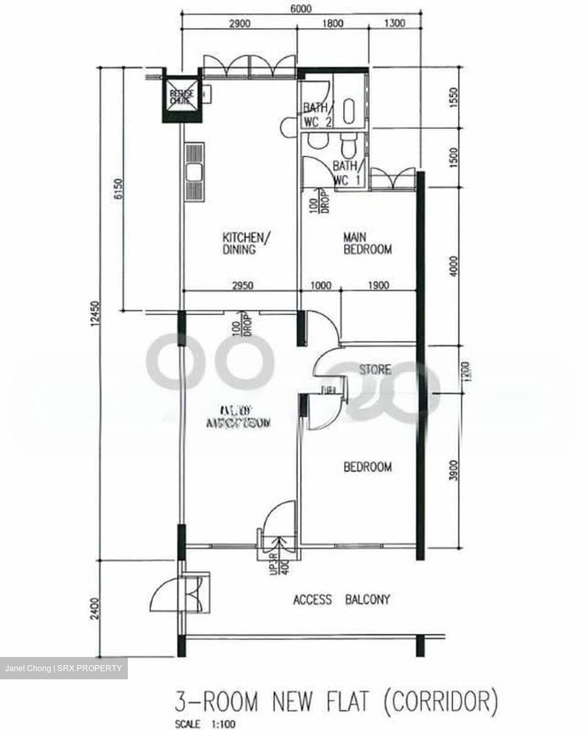 Blk 631 Yio Chu Kang View (Ang Mo Kio), HDB 3 Rooms #589791431